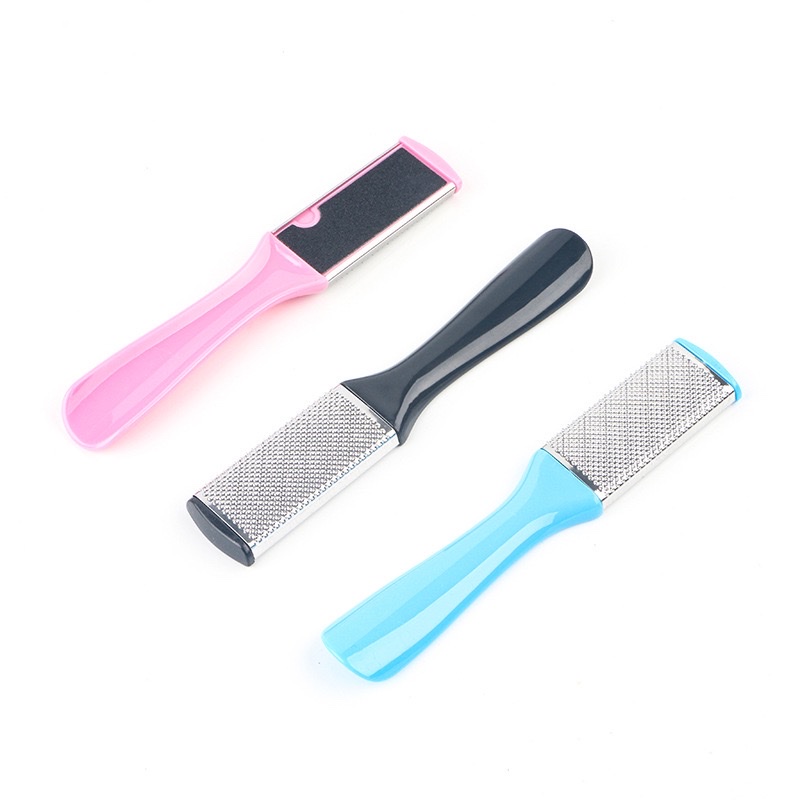 New cross-border stainless steel foot skin file, double-sided foot plate file, dead skin and calluses, foot rubbing file, foot scrubber details Picture