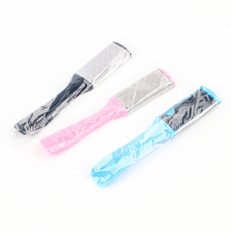 New cross-border stainless steel foot skin file, double-sided foot plate file, dead skin and calluses, foot rubbing file, foot scrubber Item Picture