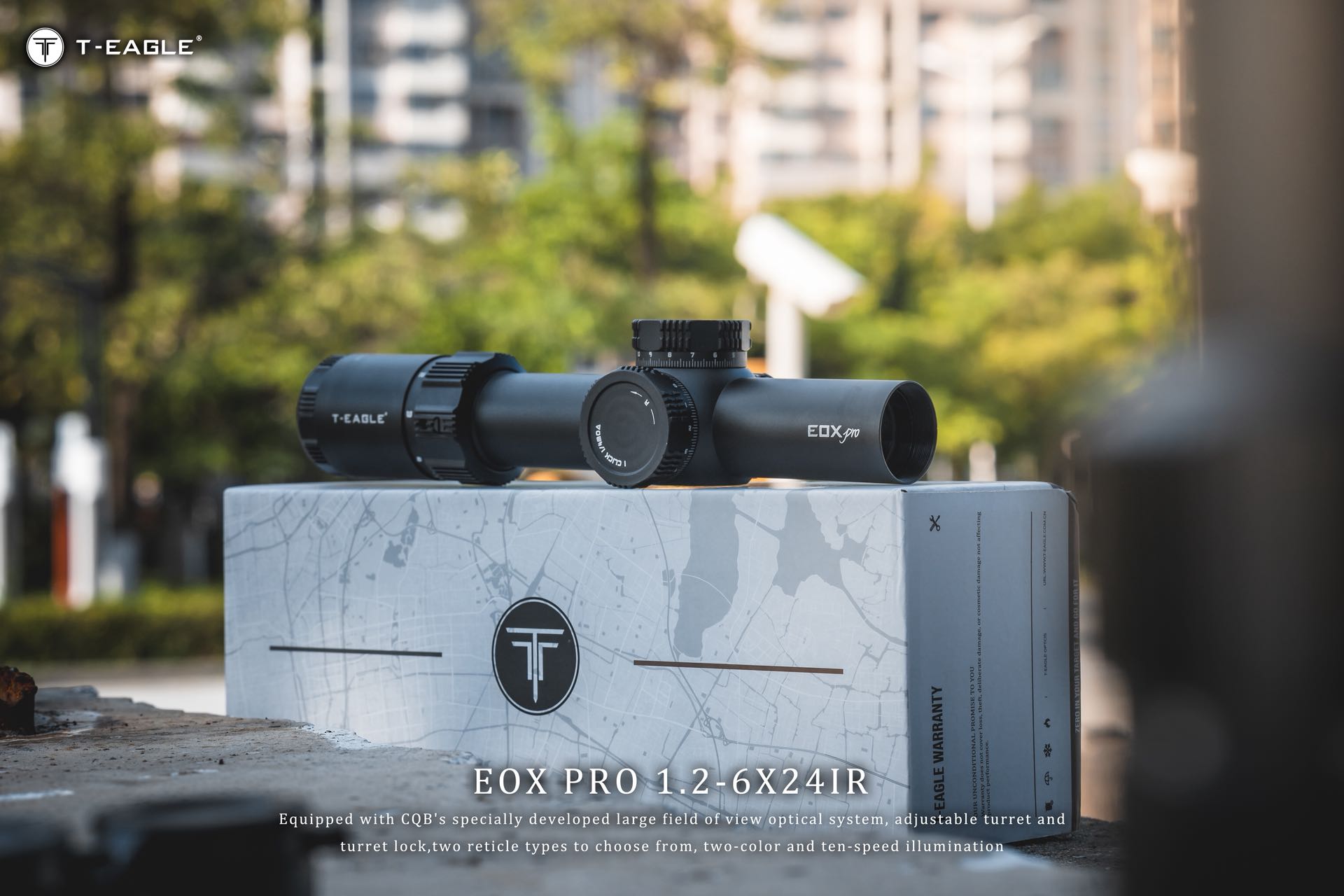 T-EAGLE EOX PRO 1.2-6*24IR Mountain Camping telescope, Large eyepiece astronomical telescope, Mobile live streaming Wonder, sight, outdoor observation equipment detail image 5