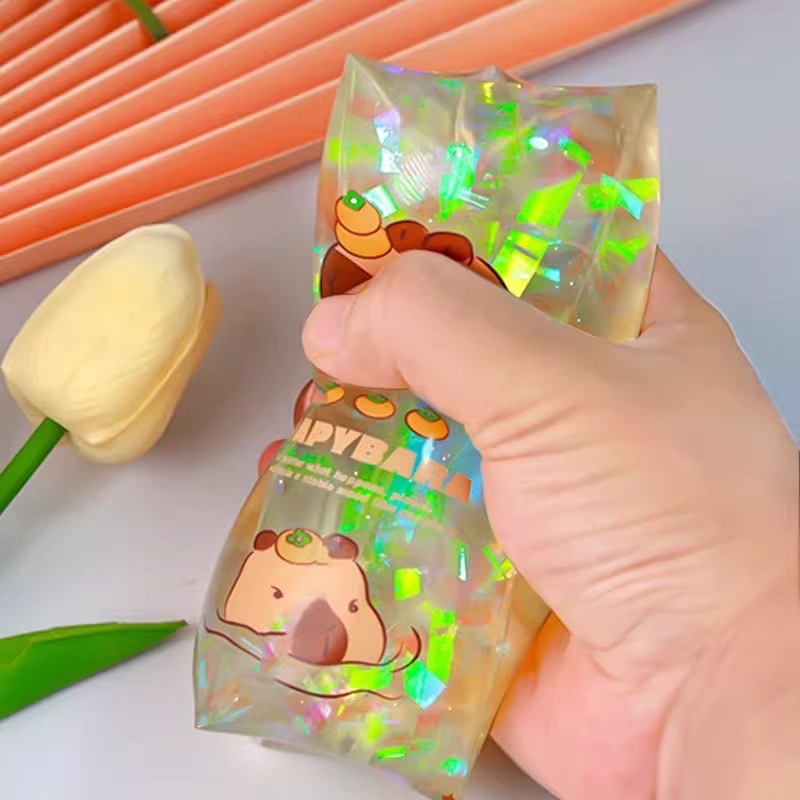 Factory direct sales of stress-relieving toys. The water snake can't be caught. Cute children can vent and relieve stress by pinching the water snake Specification image