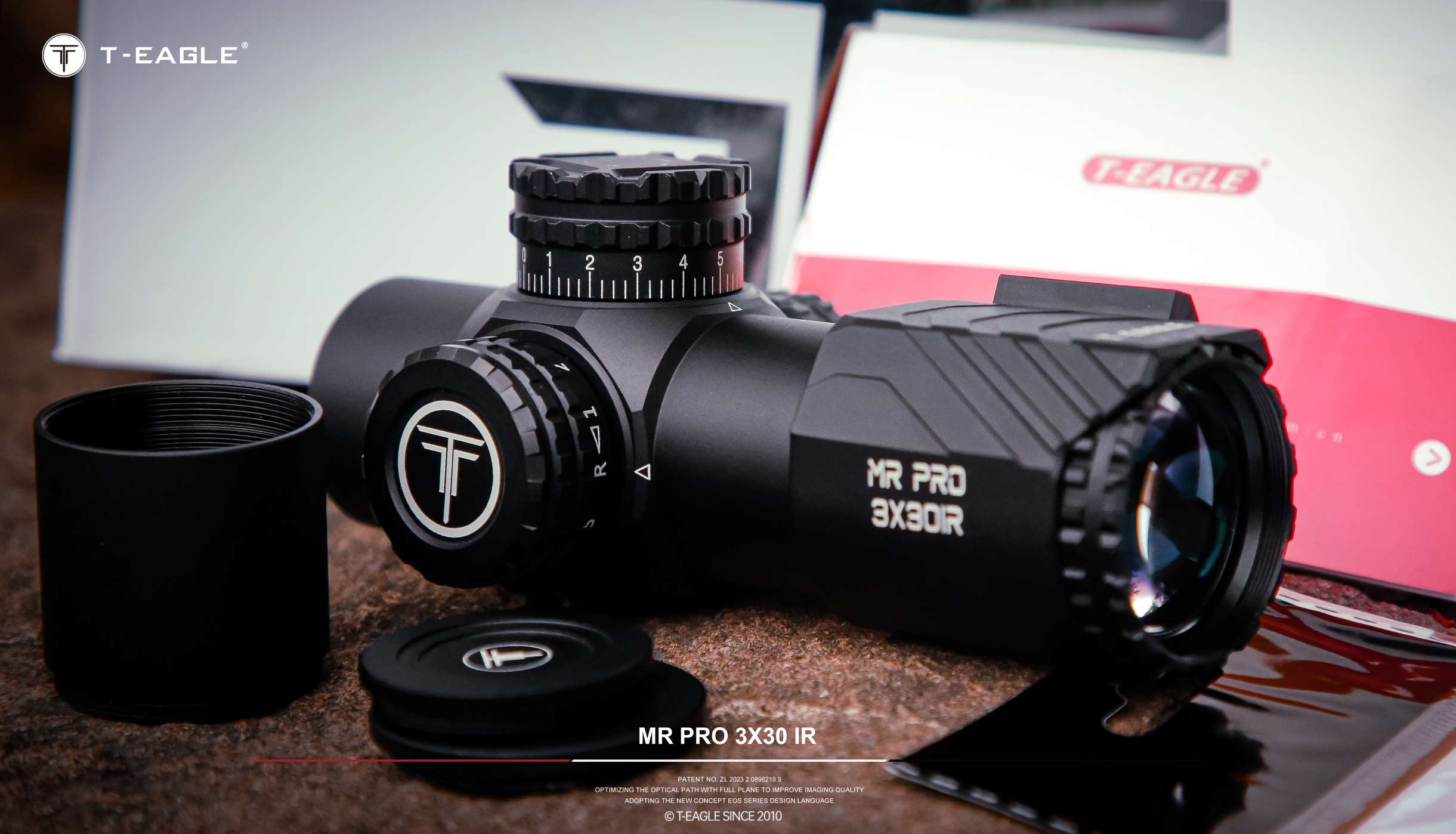 T-EAGLE MRPRO 3*30IR True 3x 34 tube diameter mountain camping telescope, large eyepiece, mobile live streaming magic tool, sight, outdoor observation equipment detail image 8