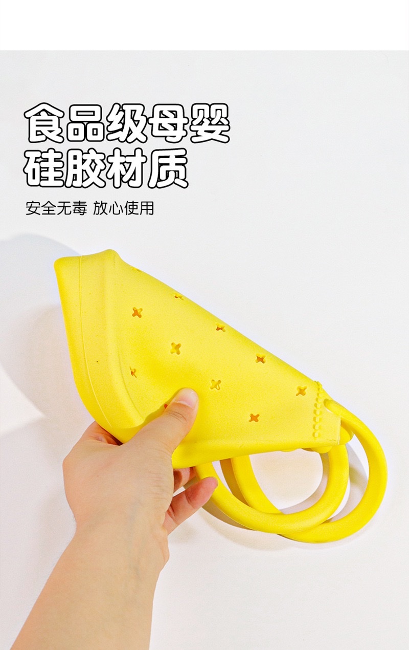 DIY硅胶大号洞洞包  多巴胺色系新奇详情图3