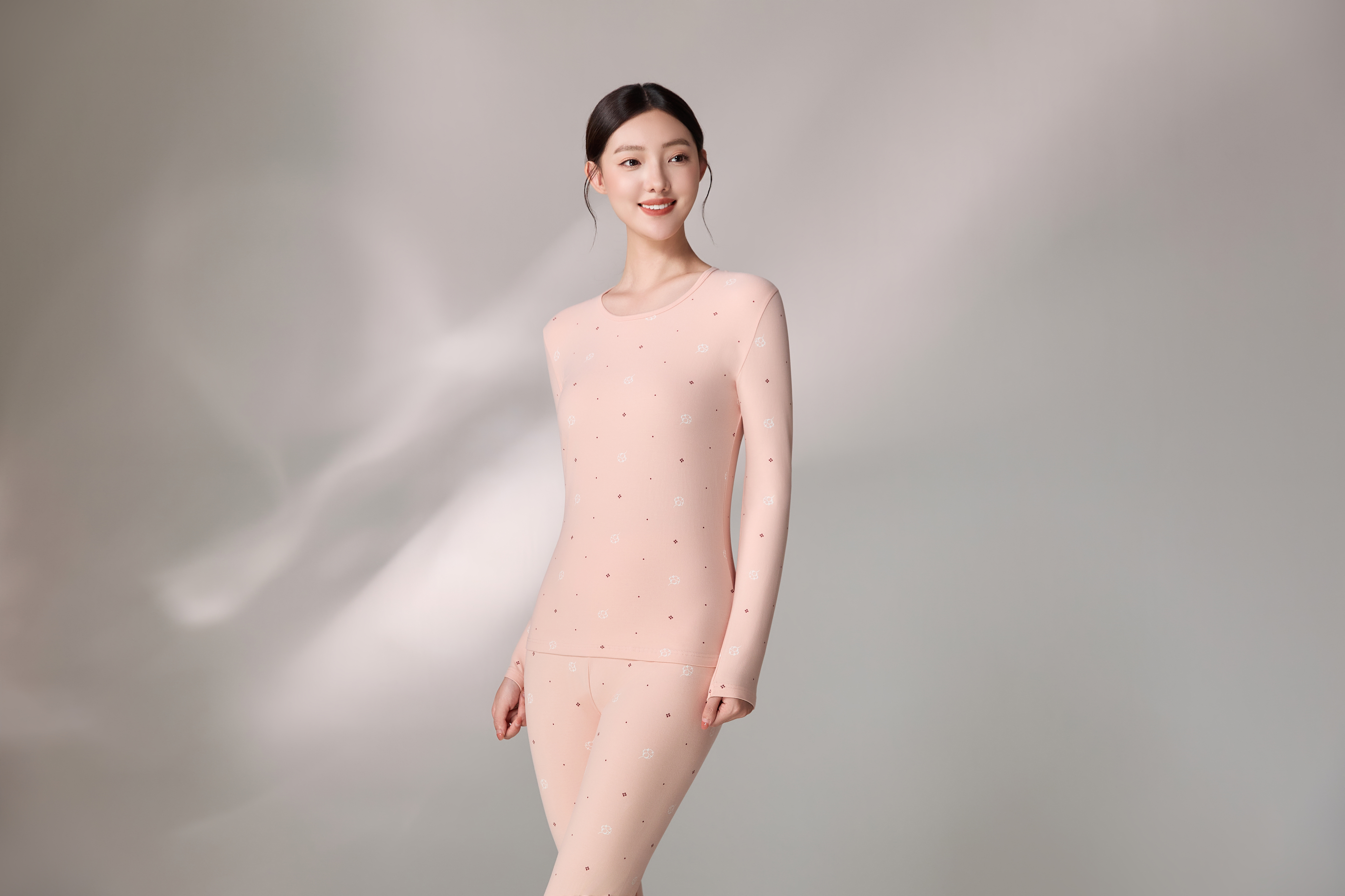 索丽娅女士秋冬保暖内衣套装舒适保暖秋裤纯棉莱卡磨毛秋季必备详情图9