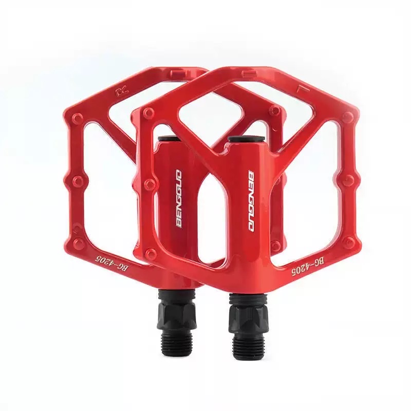 Cross-border bicycle pedals, road bikes, aluminum alloy pedals with widened, Pelletin anti-slip pedals, and jumping fruit cycling equipment Specification image