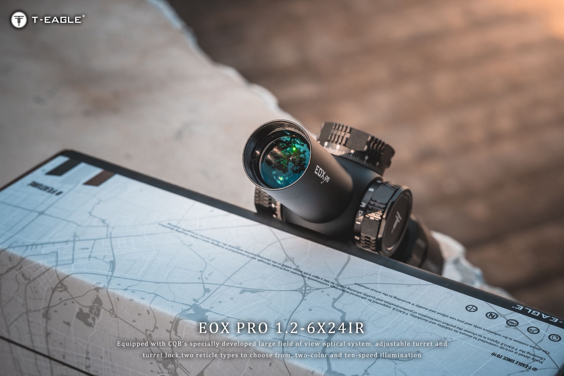 T-EAGLE EOX PRO 1.2-6*24IR Mountain Camping telescope, Large eyepiece astronomical telescope, Mobile live streaming Wonder, sight, outdoor observation equipment detail image 3