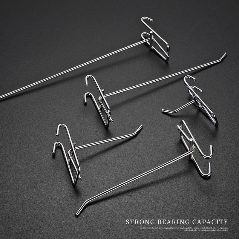 浸塑网钩白色网片网钩挂钩饰品钩超市货架挂钩手机配件展示电镀钩-2