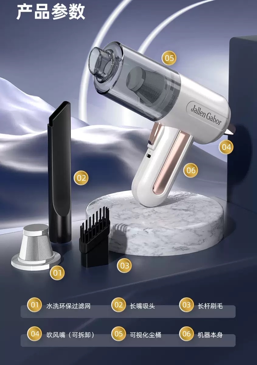 车载吸尘器家用便携式手持车用吸尘器小型家车两用小家电清洁神器详情图14