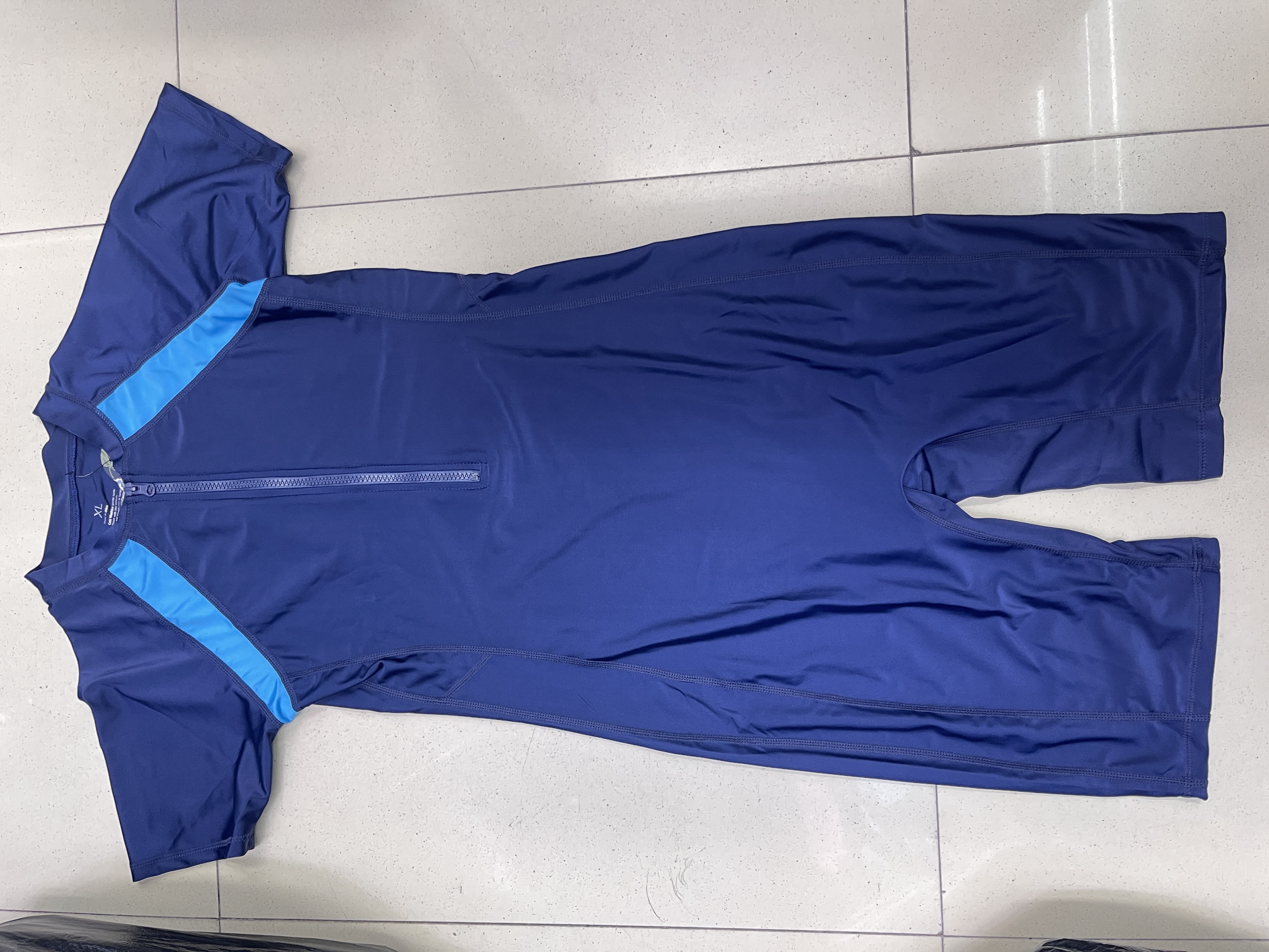 游泳衣泳衣蓝色儿童                    