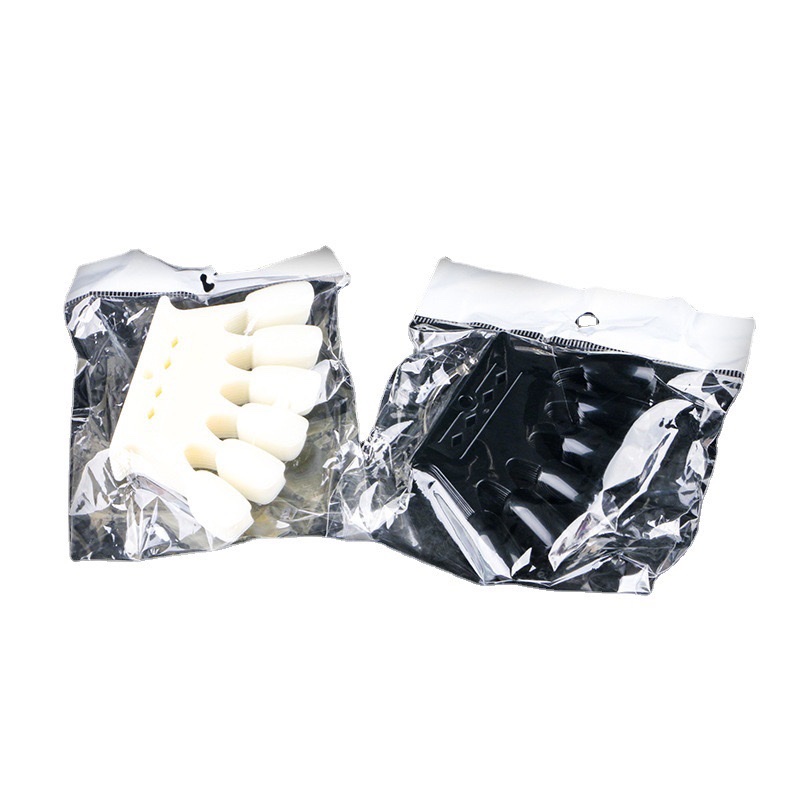 Nail art color card: Transparent natural color, board color, practice nail plates, false nails, nail molds, crown color card, 6 colors Item Picture