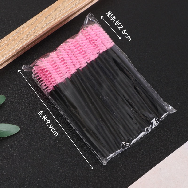 Cross-border false eyelash implantation, hollow shaft mascara brush, 50 eyebrow brushes, spiral eyelash curls, beauty tools Application Scenario