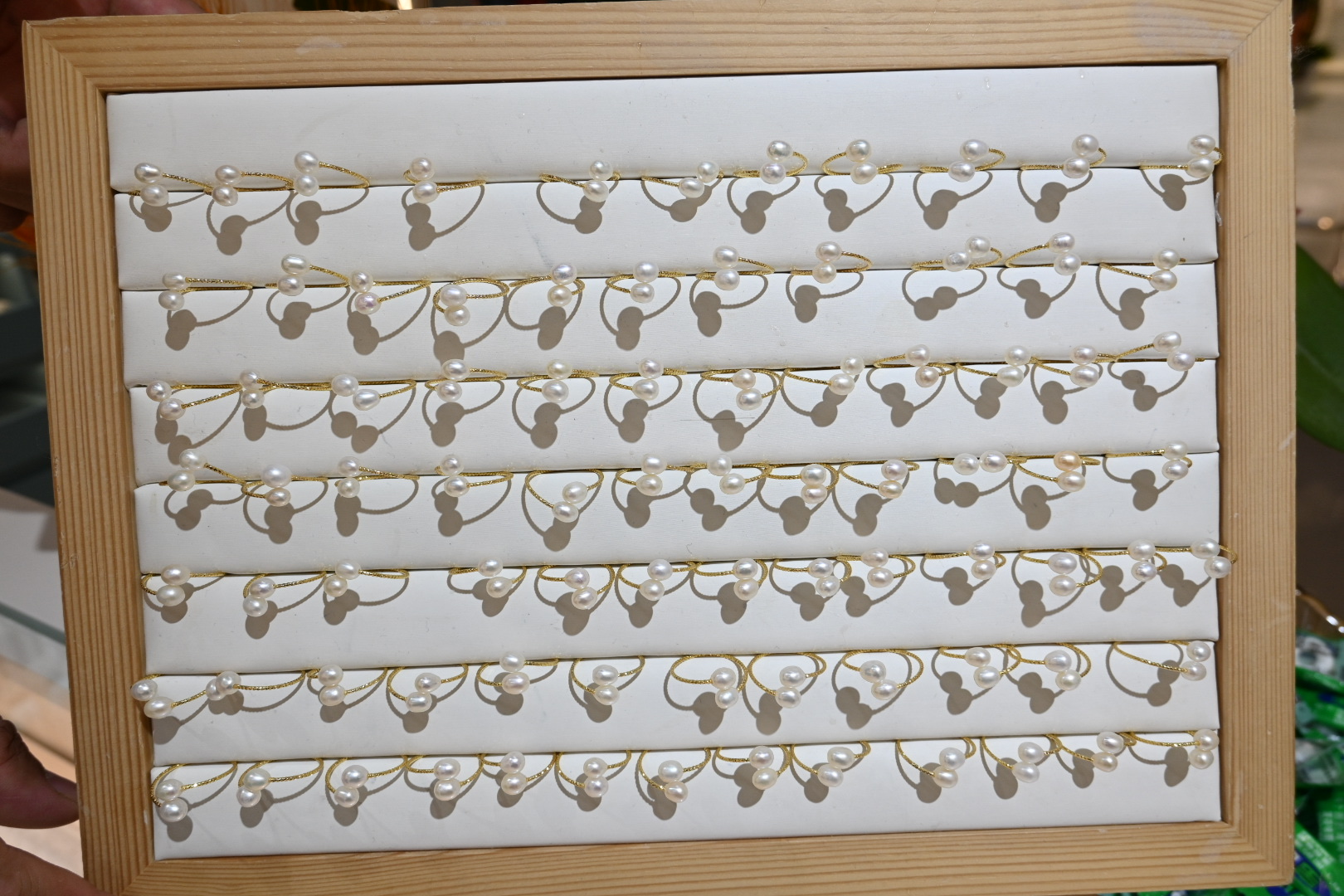 淡水珍珠开口戒子/流量款