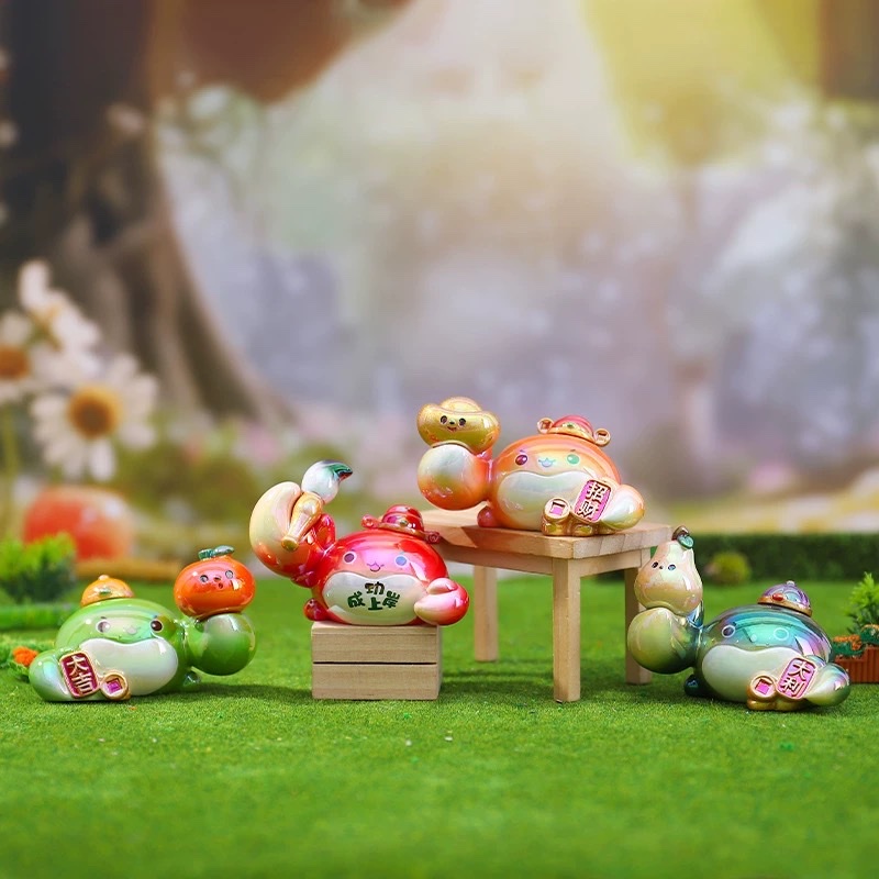 Authentic lucky and prosperous crab blind box decoration, simulated crab table, opening and housewarming figurine, birthday gift detail image 3