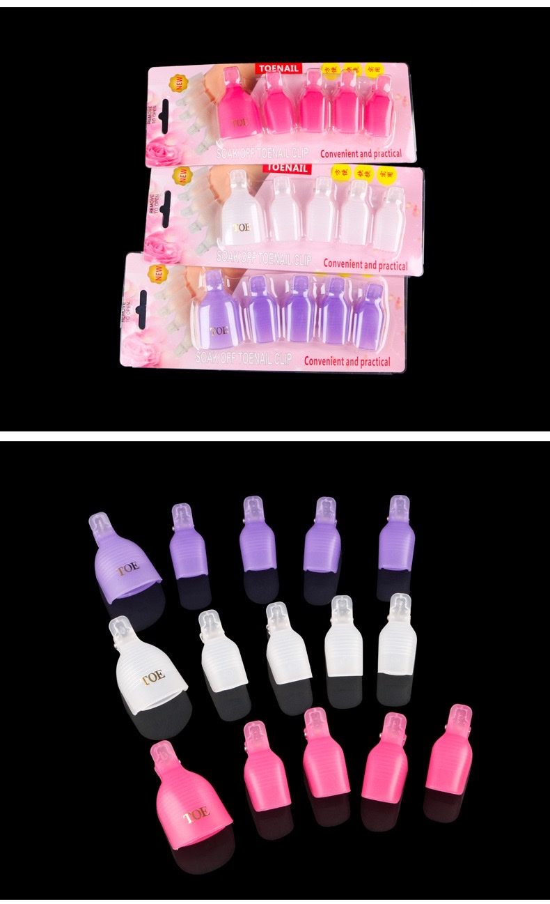 Cross-border best-selling nail care tools: 5-piece set of nail nail remover clips, toe nail remover clips and foot remover clips detail image 4