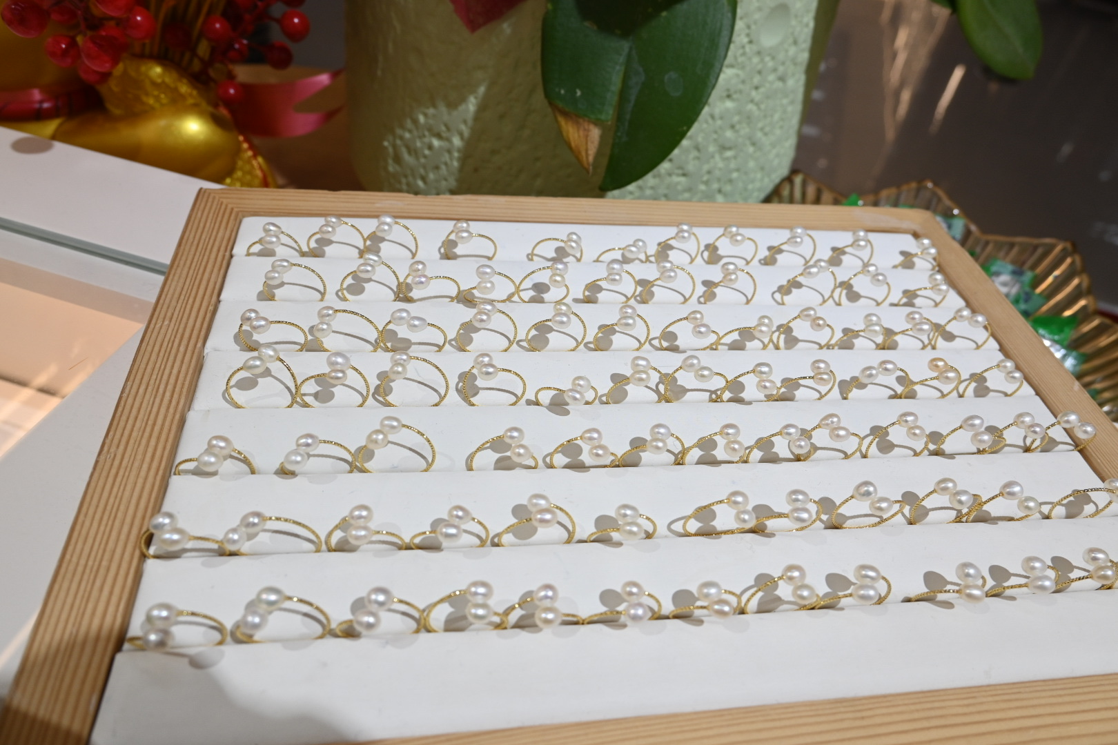 Freshwater pearl open ring/Flow style details Picture