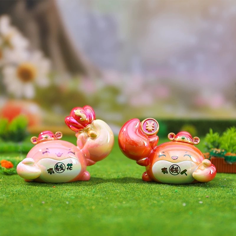Authentic lucky and prosperous crab blind box decoration, simulated crab table, opening and housewarming figurine, birthday gift detail image 5