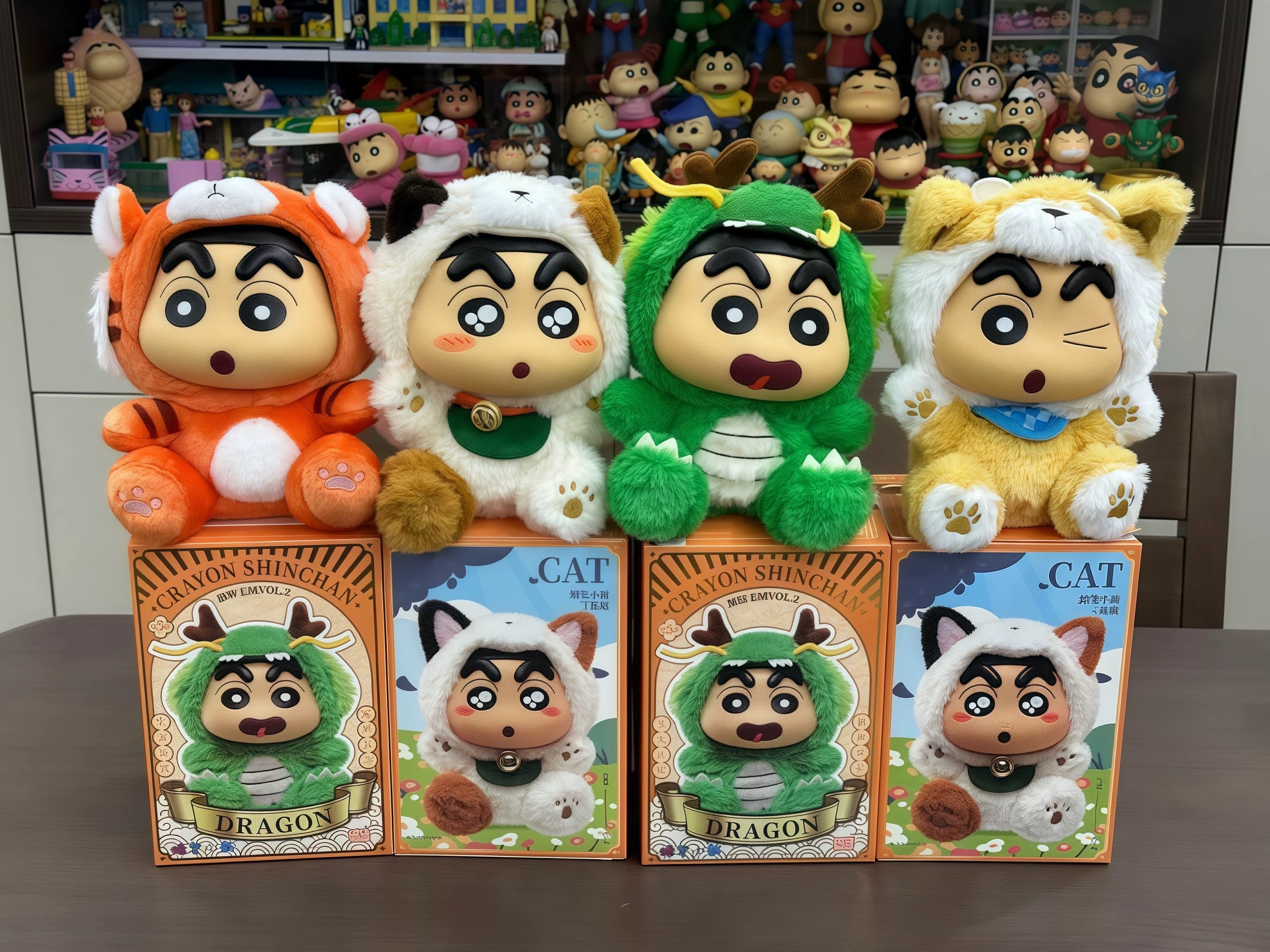 Official genuine, dynamic and creative Crayon Shin-chan blind box, vinyl plush "Story of the Season" figure, Christmas gift doll detail image 10