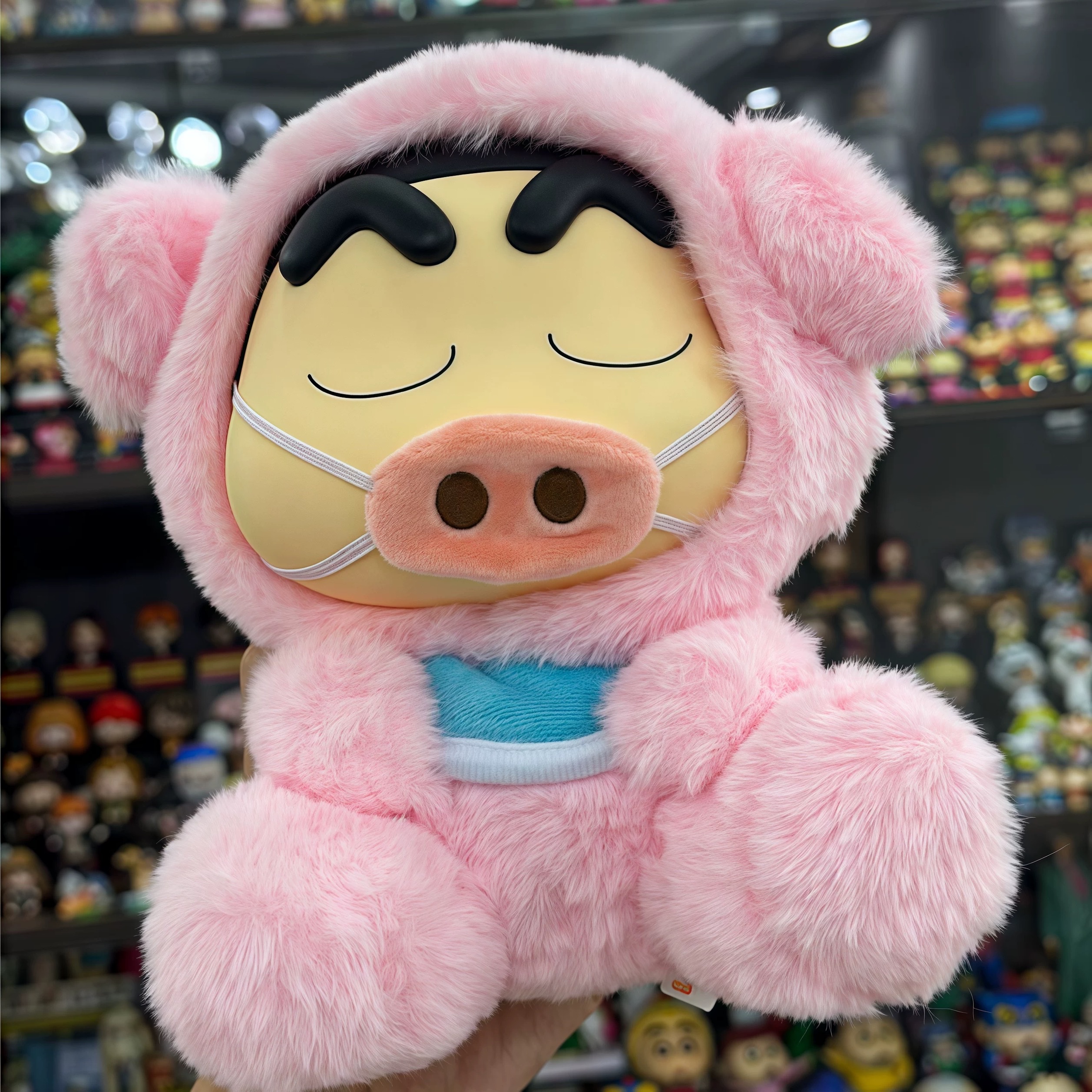 Official genuine, dynamic and creative Crayon Shin-chan blind box, vinyl plush "Story of the Season" figure, Christmas gift doll detail image 4