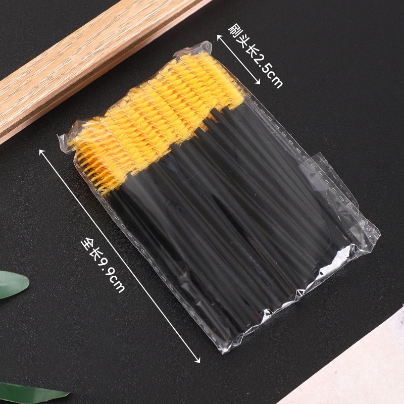 Cross-border false eyelash implantation, hollow shaft mascara brush, 50 eyebrow brushes, spiral eyelash curls, beauty tools detail image 18