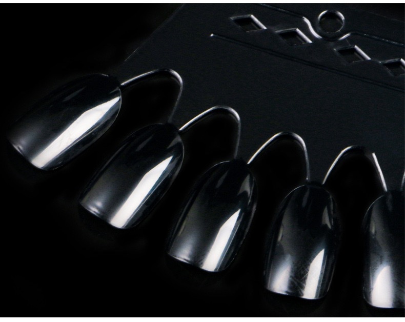 Nail art color card: Transparent natural color, board color, practice nail plates, false nails, nail molds, crown color card, 6 colors detail image 6