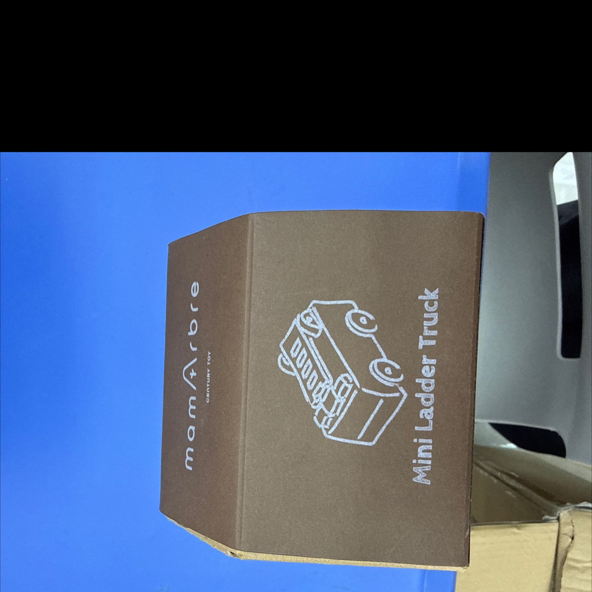 木质玩具 迷你消防车