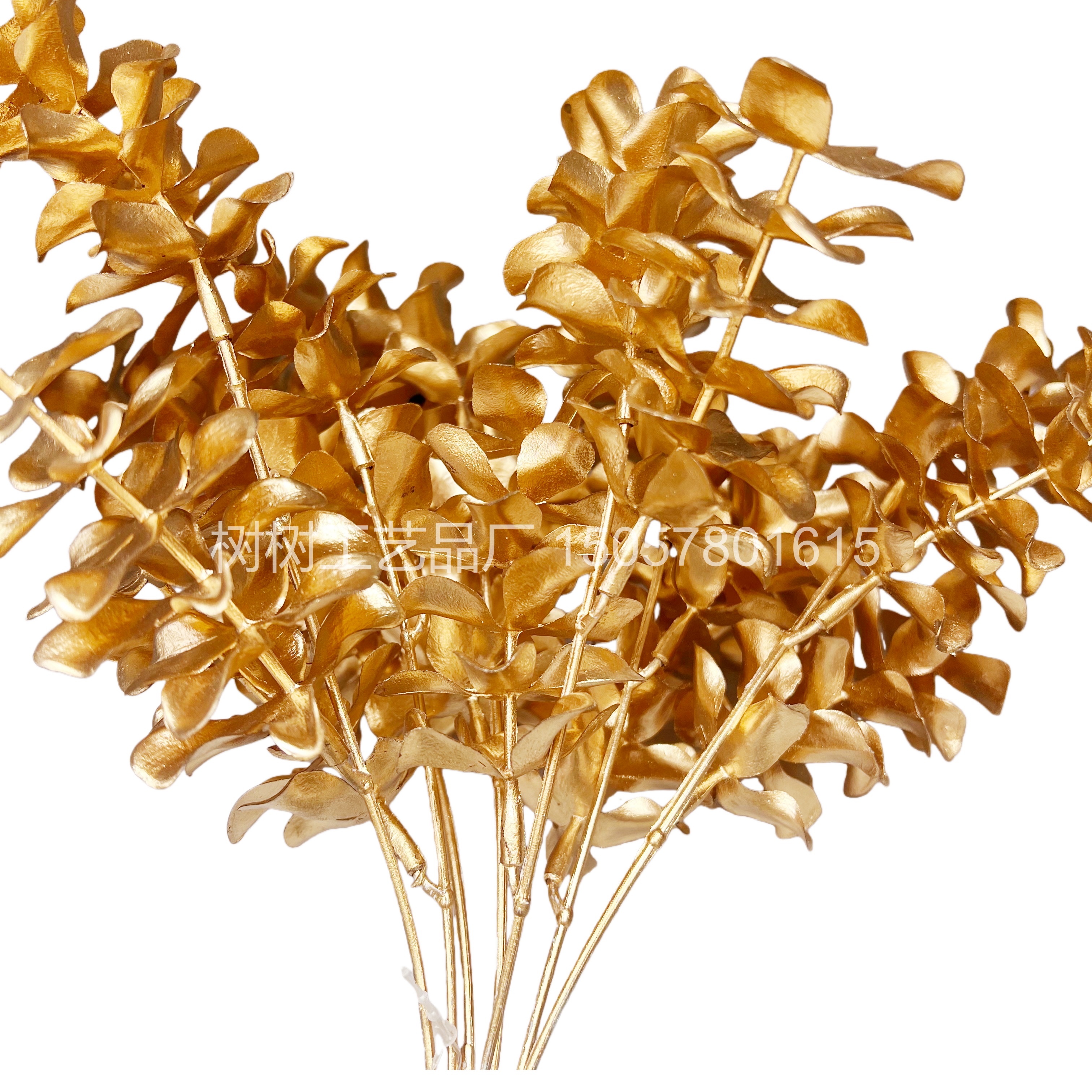Golden lilac artificial flowers, Christmas flowers, handcrafted flowers, home decoration accessories, Christmas flower decoration accessories, gift accessories, pu bouquets, plastic flowers, artificial flowers, artificial flowers Item Picture