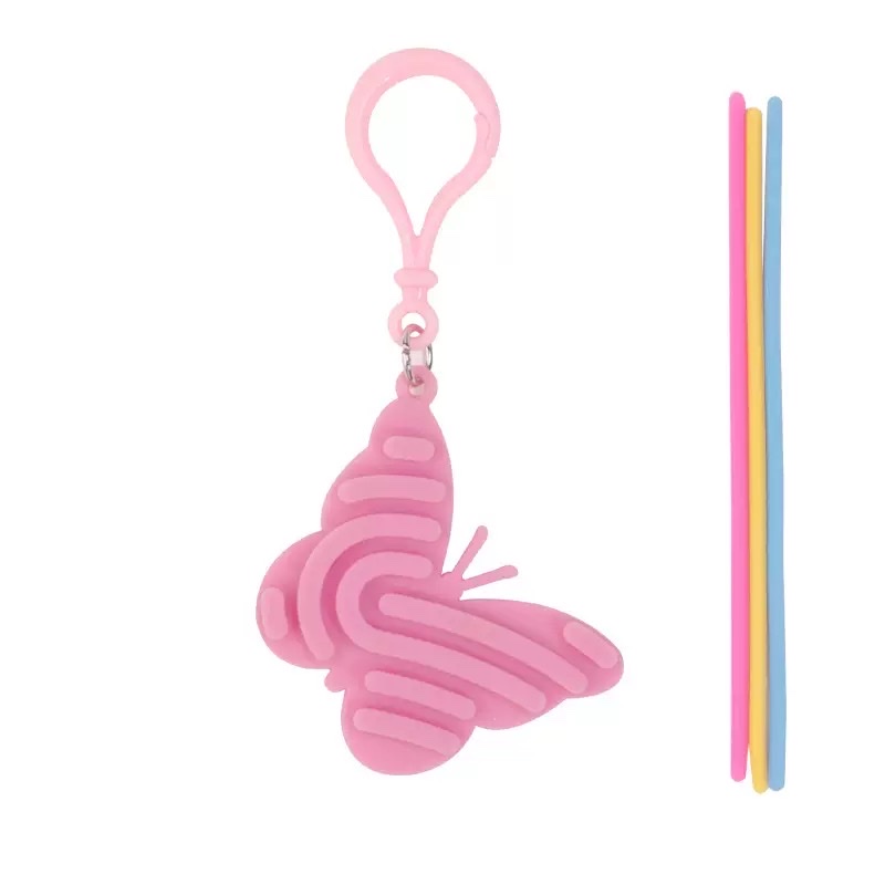Silicone sensory board keychains, bags, pendants, novel toys detail image 11