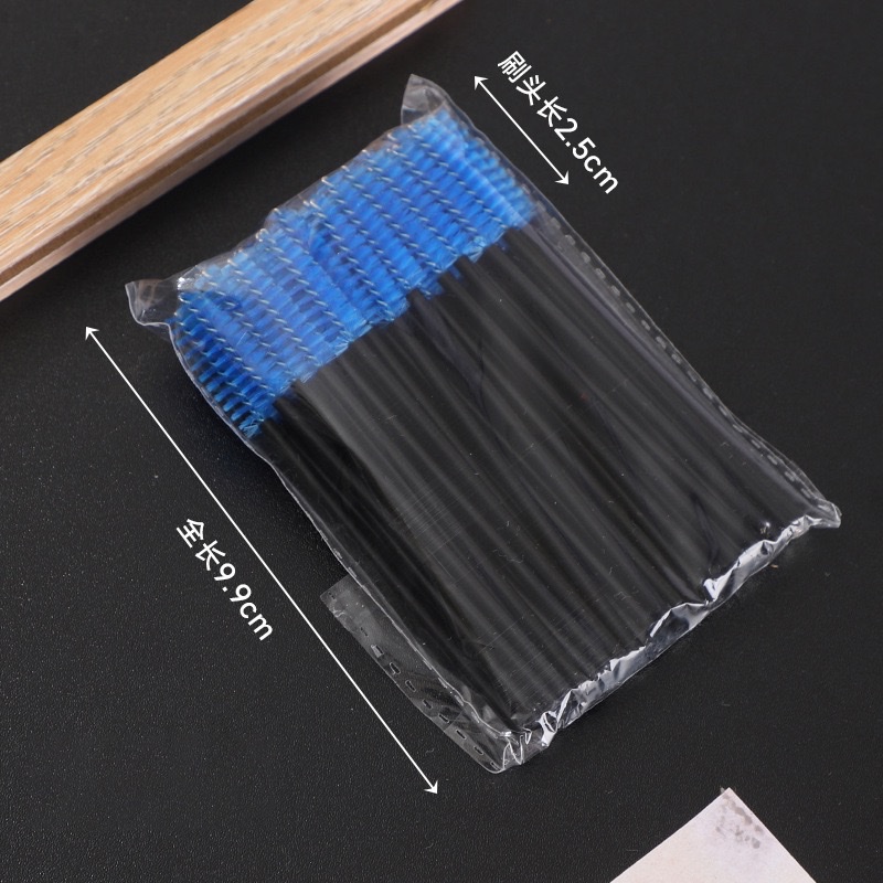 Cross-border false eyelash implantation, hollow shaft mascara brush, 50 eyebrow brushes, spiral eyelash curls, beauty tools detail image 17