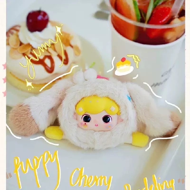 Genuine and in-stock brand new Billie Animal Dessert Shop plush pendant series blind box, whole box, end box, figurine and trendy toys detail image 2