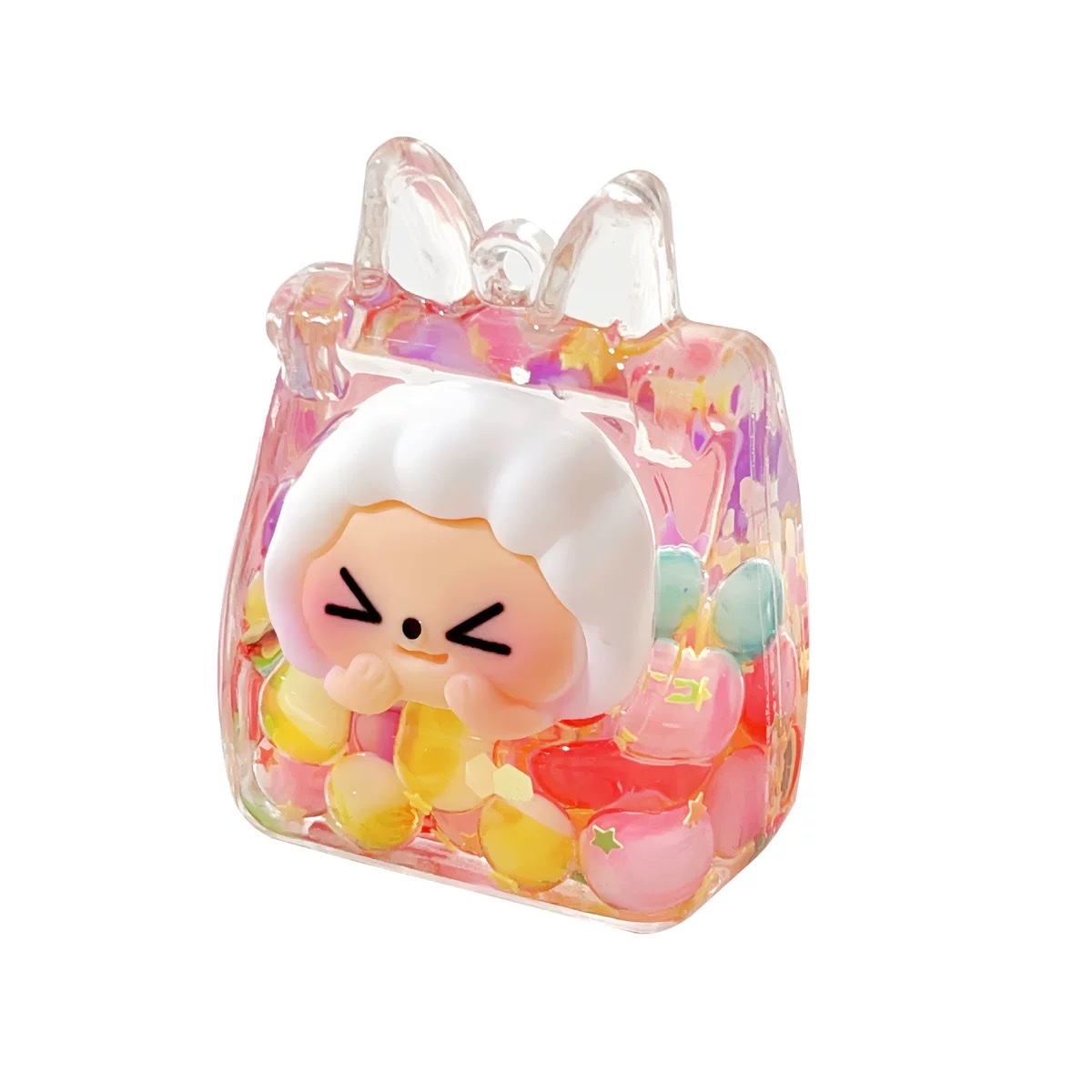 爆闪kk入油摆件 抖音同款液体流沙瓶桌面摆件多款式diy钥匙扣配饰 详情图5