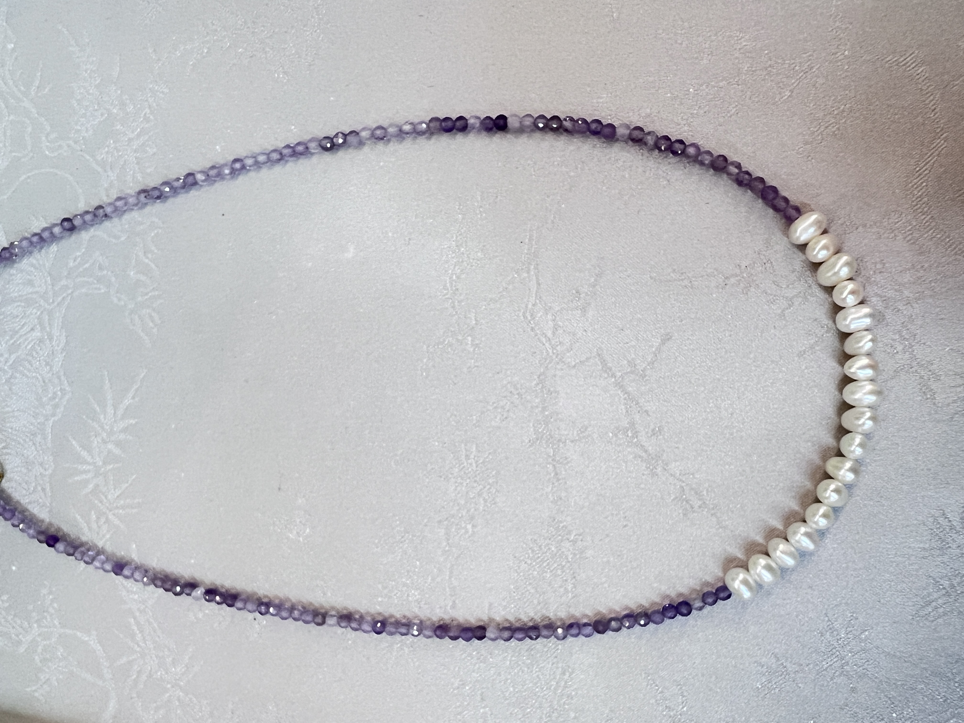 Trendy titanium steel jewelry necklace, pearl pendant, simple and fashionable women's versatile jewelry