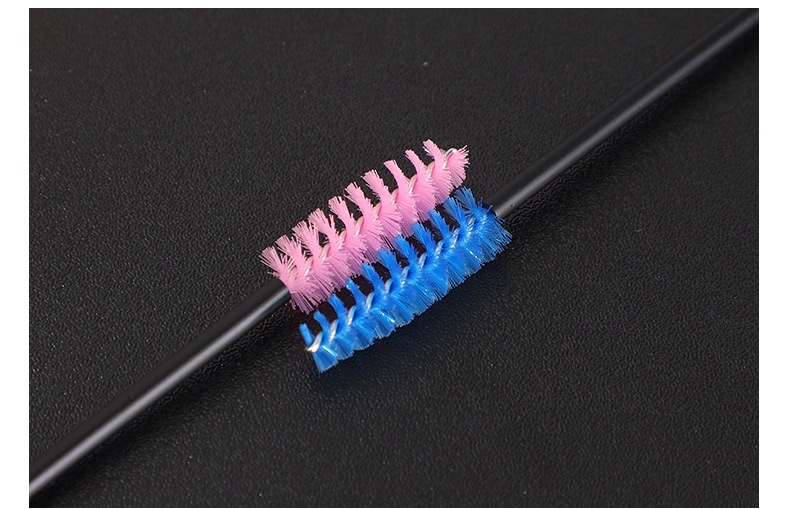 Cross-border false eyelash implantation, hollow shaft mascara brush, 50 eyebrow brushes, spiral eyelash curls, beauty tools detail image 13