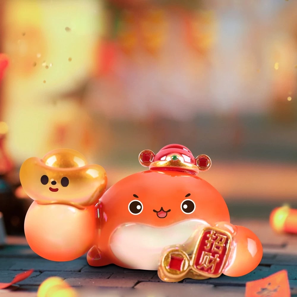 Authentic lucky and prosperous crab blind box decoration, simulated crab table, opening and housewarming figurine, birthday gift Application Scenario