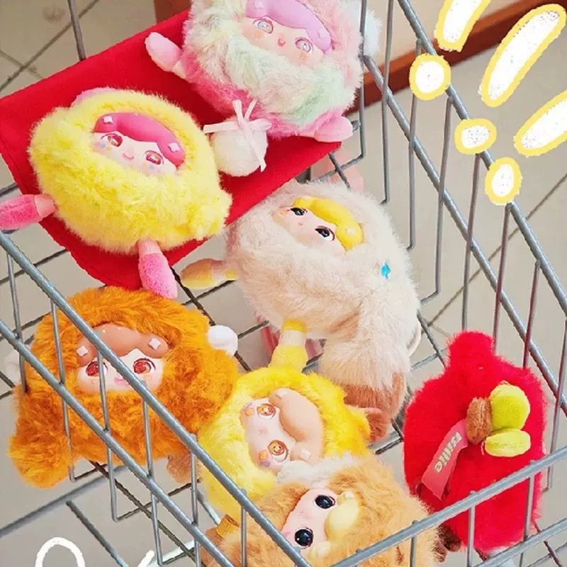 Genuine and in-stock brand new Billie Animal Dessert Shop plush pendant series blind box, whole box, end box, figurine and trendy toys detail image 4