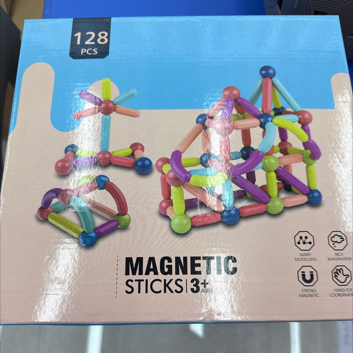 磁力棒128片