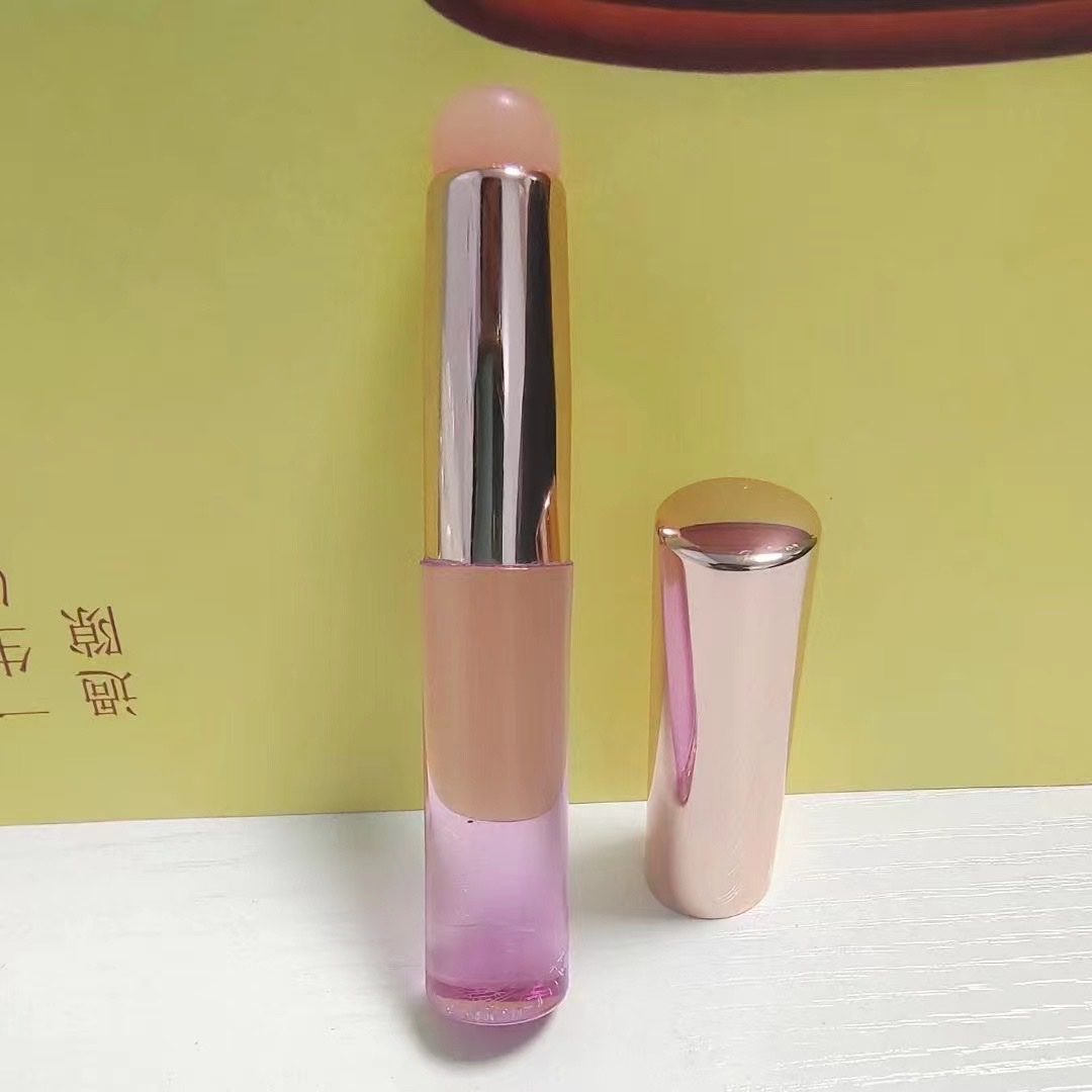 Round-headed silicone lip brush, smudge brush, concealer brush, Q-soft elastic washable silicone lipstick brush, wholesale beauty tools detail image 3