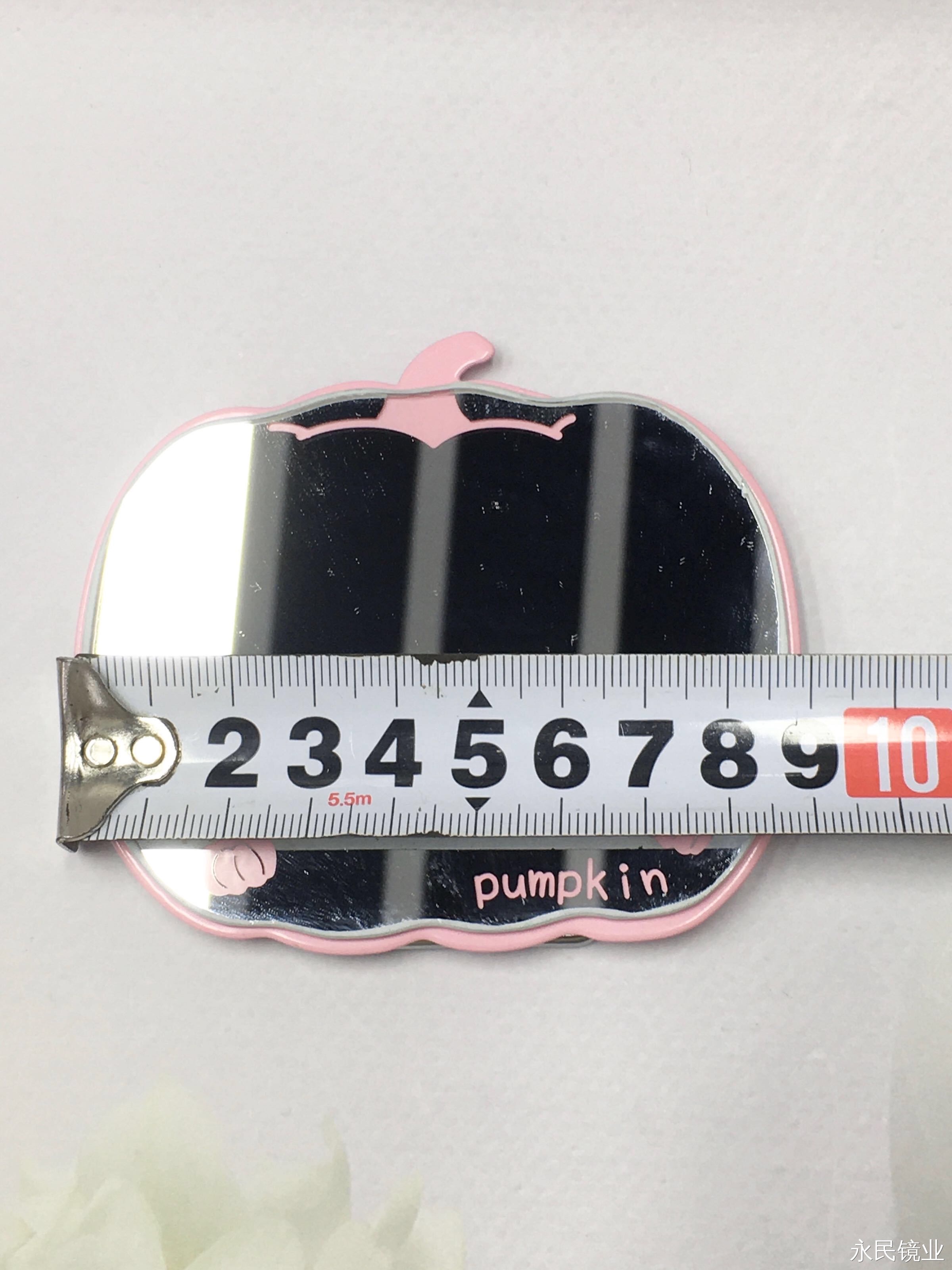 【 Yongmin Mirror Industry 】2761Q Pumpkin Mini Mirror is simple and fashionable, and can be placed in a backpack for portability detail image 3