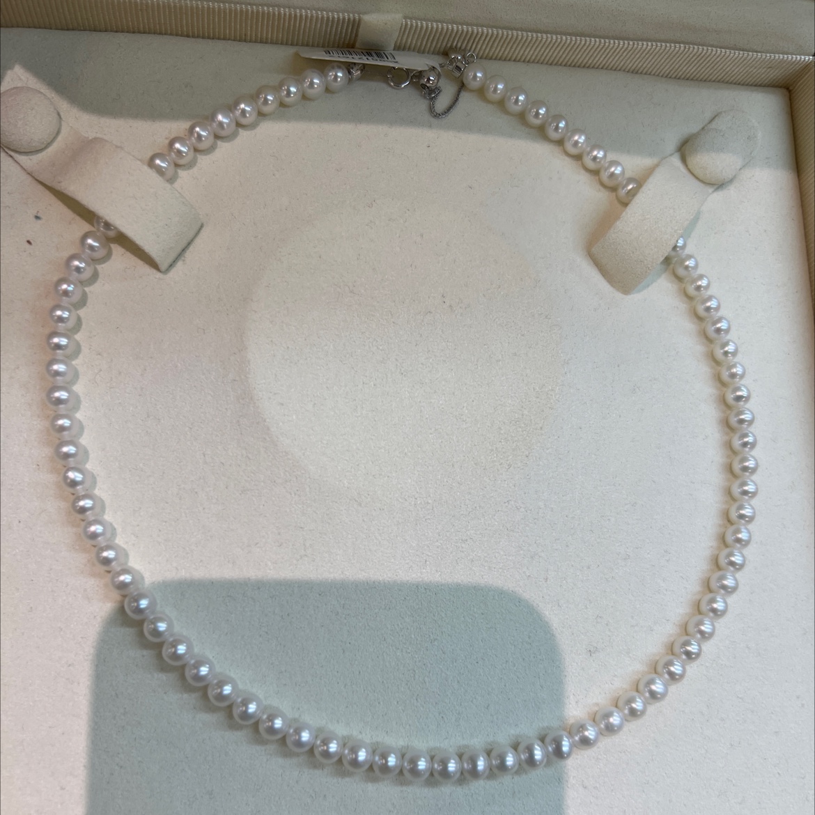 珍珠项链简约时尚女款项链纯银链条首饰配饰