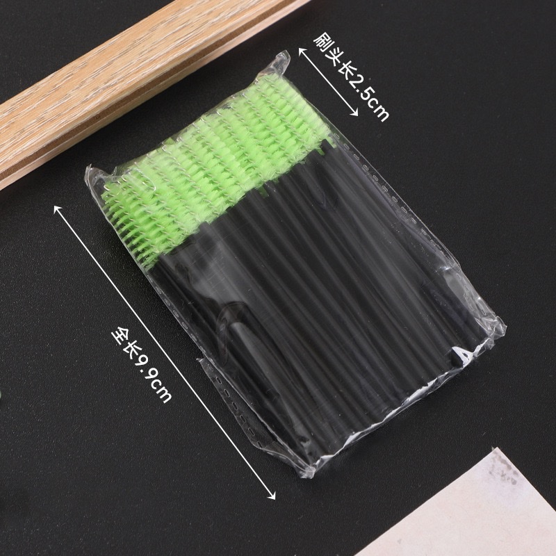 Cross-border false eyelash implantation, hollow shaft mascara brush, 50 eyebrow brushes, spiral eyelash curls, beauty tools detail image 19
