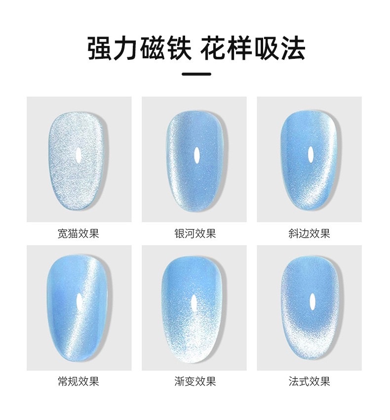 Cross-border nail art multi-functional magnet, cute cat paw cartoon, strong suction force, anti-drop cylindrical strong magnetic magnet detail image 7