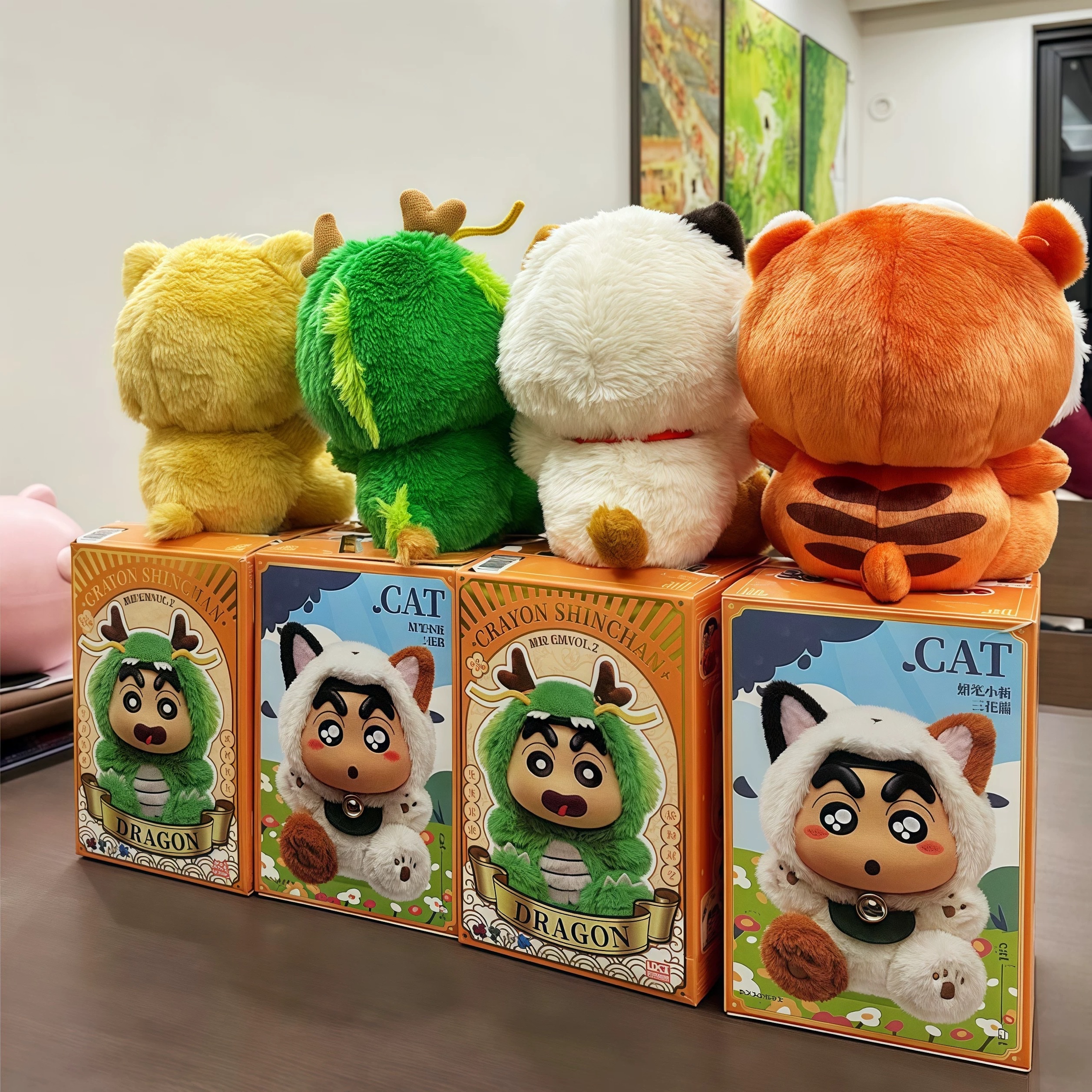 Official genuine, dynamic and creative Crayon Shin-chan blind box, vinyl plush "Story of the Season" figure, Christmas gift doll detail image 8