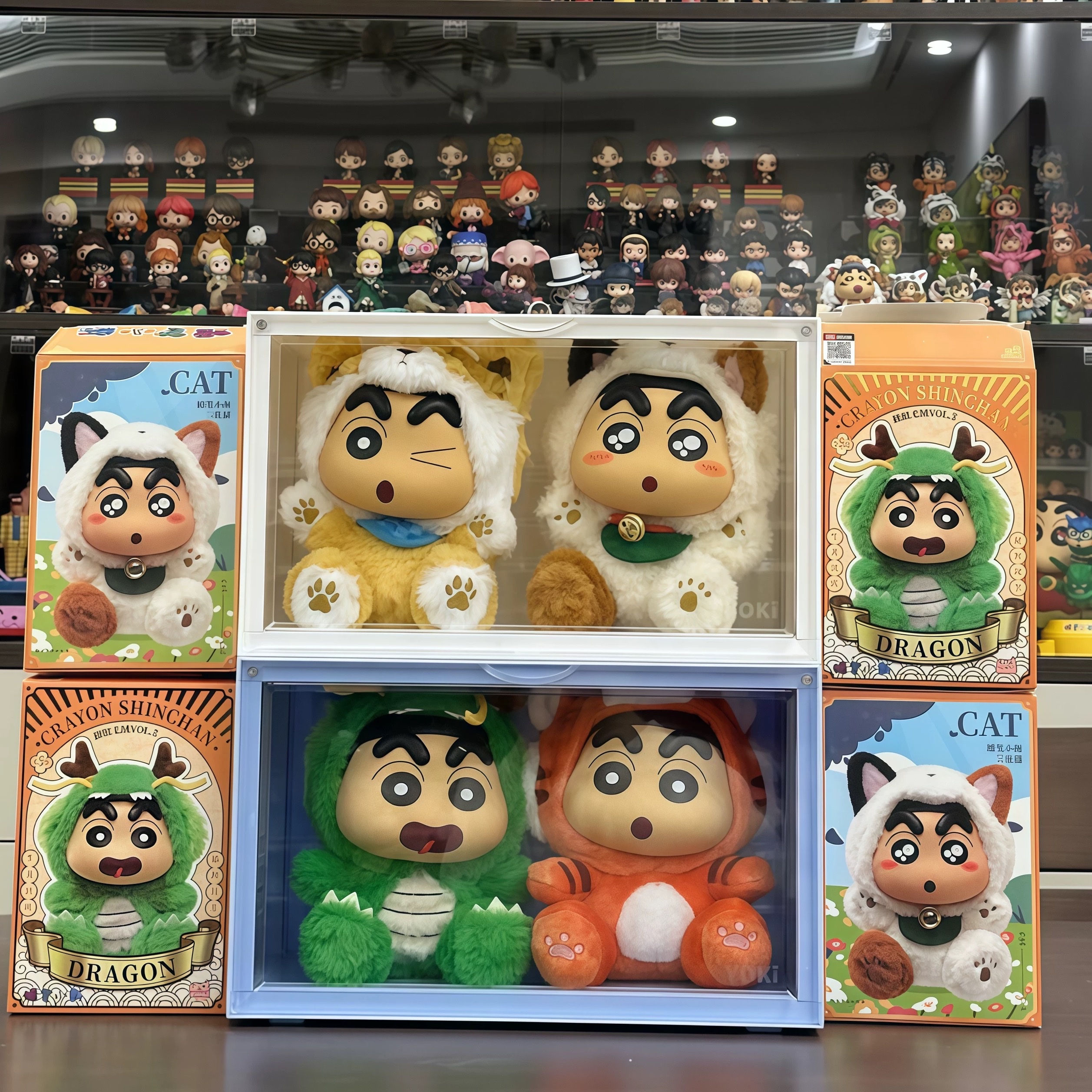 Official genuine, dynamic and creative Crayon Shin-chan blind box, vinyl plush "Story of the Season" figure, Christmas gift doll detail image 9