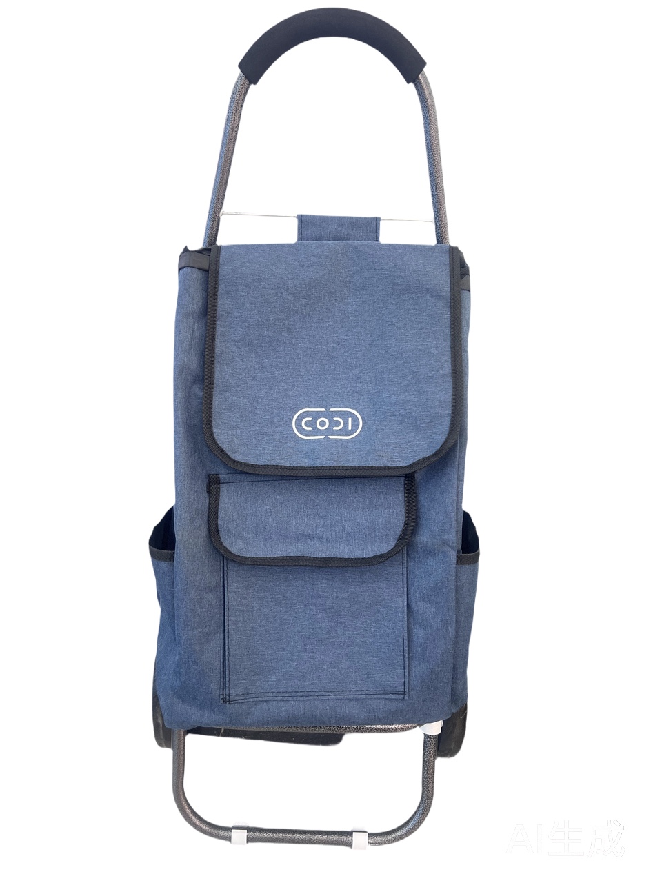 Large Multi-Functional Shopping Cart, Pulling Cart, Grocery Cart, Portable And Lightweight Household Folding Trolley, Supermarket Camping Shopping Cart full figure