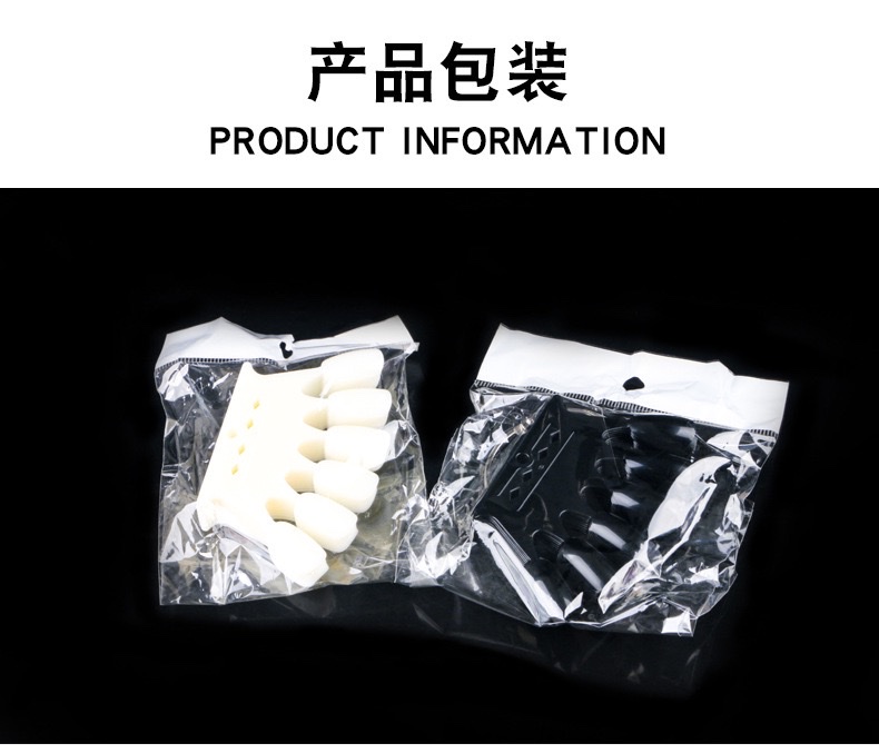 Nail art color card: Transparent natural color, board color, practice nail plates, false nails, nail molds, crown color card, 6 colors detail image 5