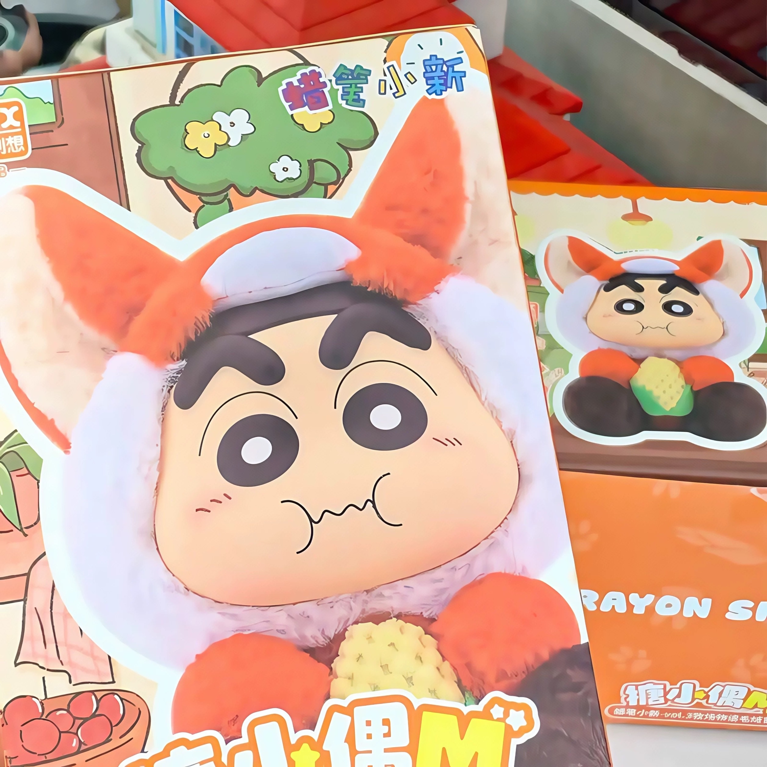 Official genuine, dynamic and creative Crayon Shin-chan blind box, vinyl plush "Story of the Season" figure, Christmas gift doll detail image 1
