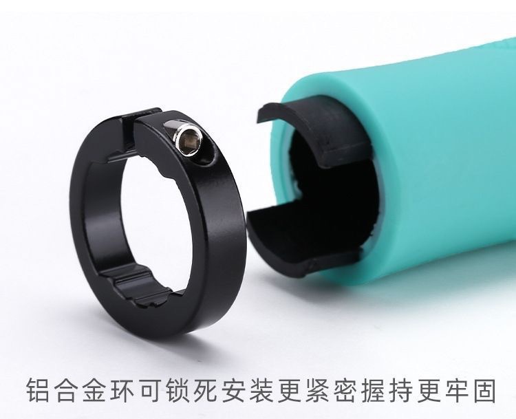 Mountain bike handlebar covers, bicycle handlebar grips, handlebar stoppers, variable-speed bicycle corrugated rubber grips, universal accessories detail image 3