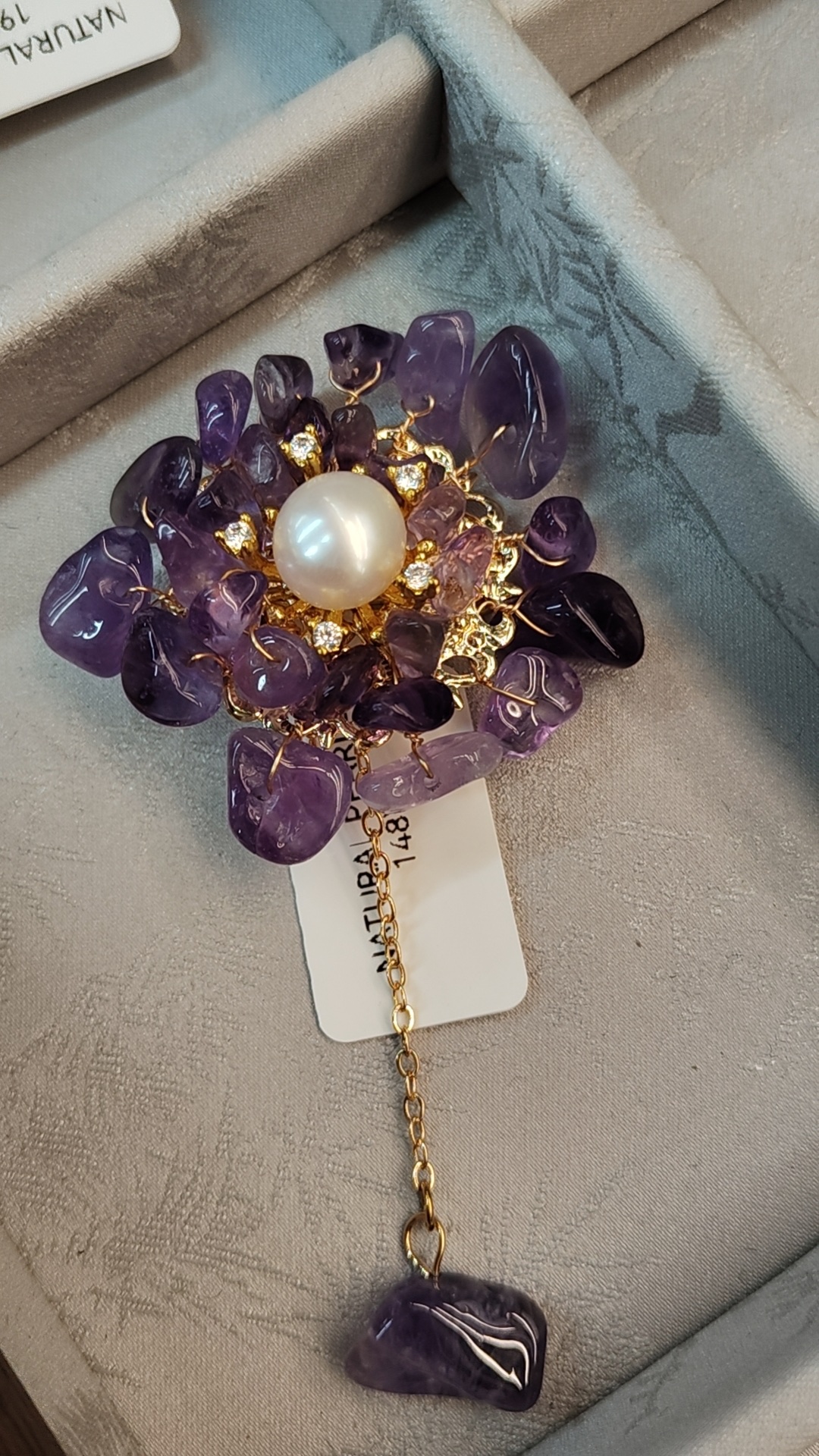 Creative blank brooch metal plate flower badge personalized DIY decorative alloy brooch accessories