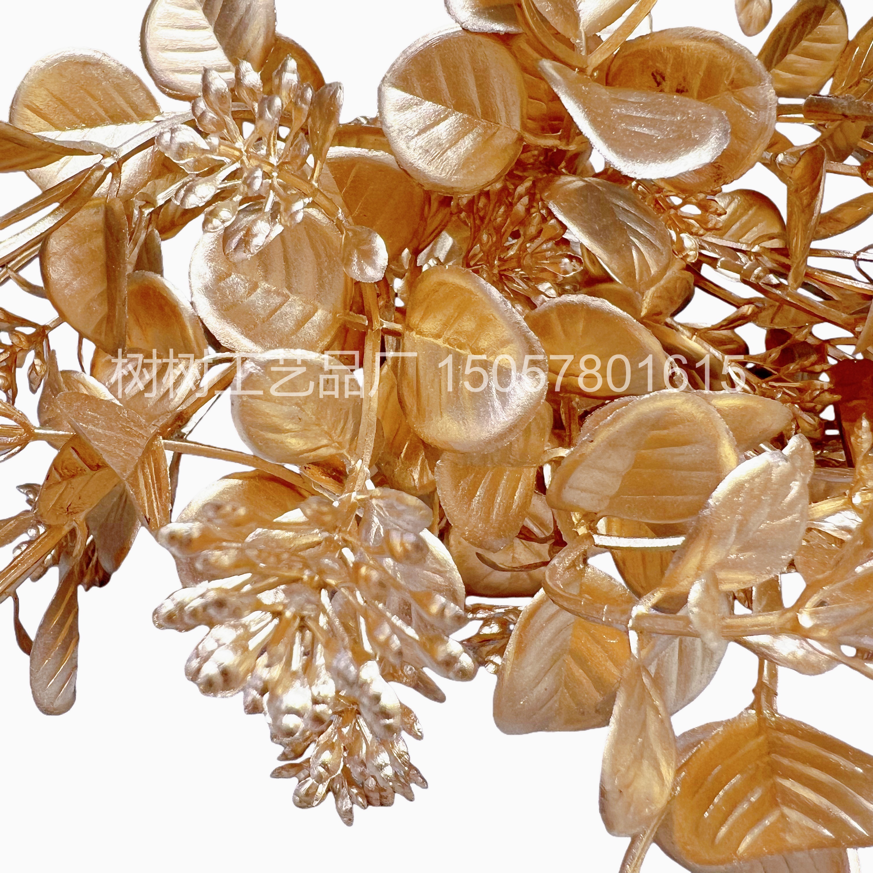 Golden bouquet 7-pronged dandelion artificial flowers, Christmas flowers, home decoration, Christmas flower accessories, New Year gift accessories, artificial flowers, artificial flowers, plastic artificial flowers Application Scenario