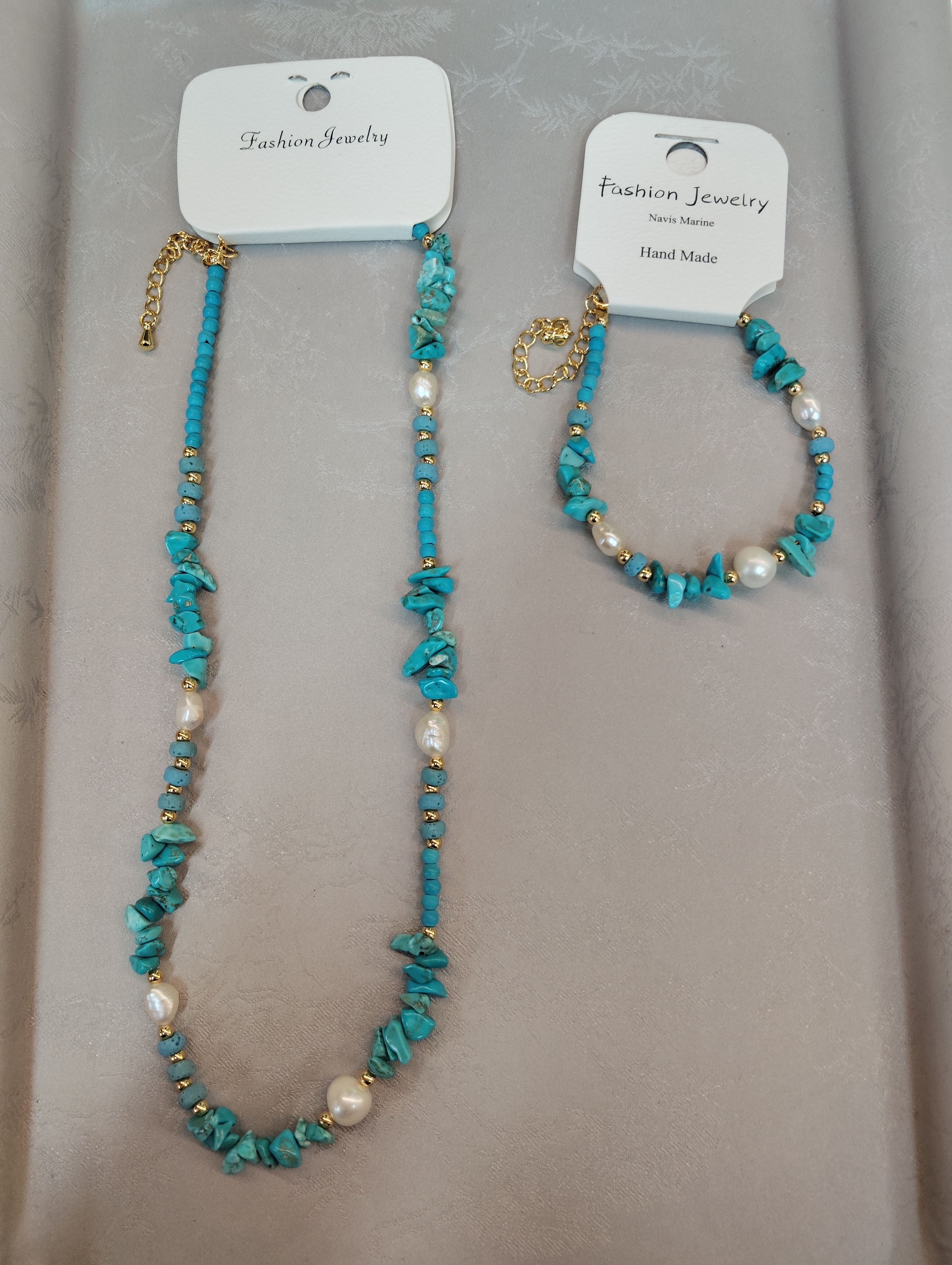 Natural stone jewelry, stainless steel necklaces, pearl necklaces, fashionable and versatile, simple and individual accessories for both women and men