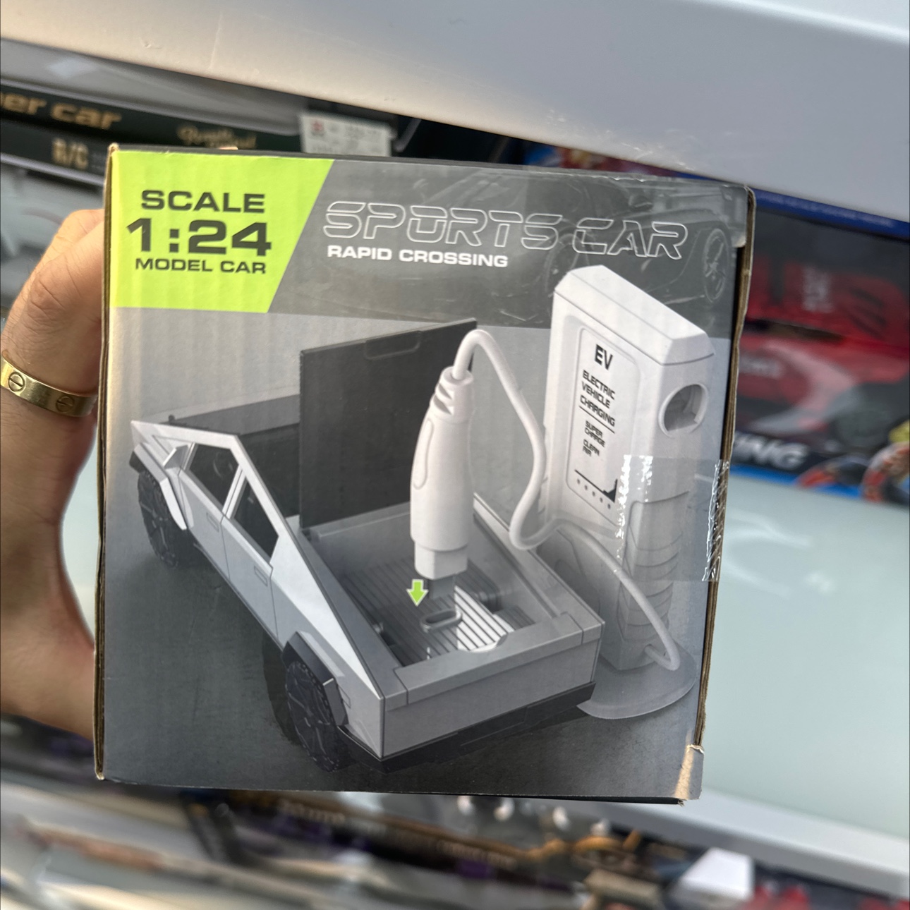 Children's remote-controlled excavator toy, fun driving, suitable for boys and girls, children's toy car gift details Picture