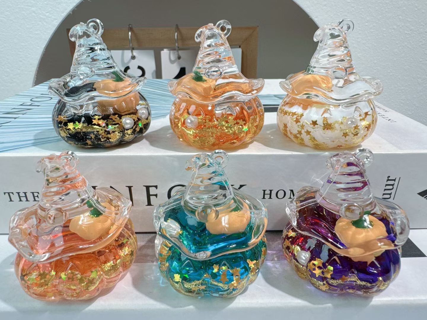 跨境爆款迪士尼流沙瓶钥匙扣挂件可爱卡通入油爆闪书包挂饰米奇米妮唐老鸭维尼熊挂件批发详情图9